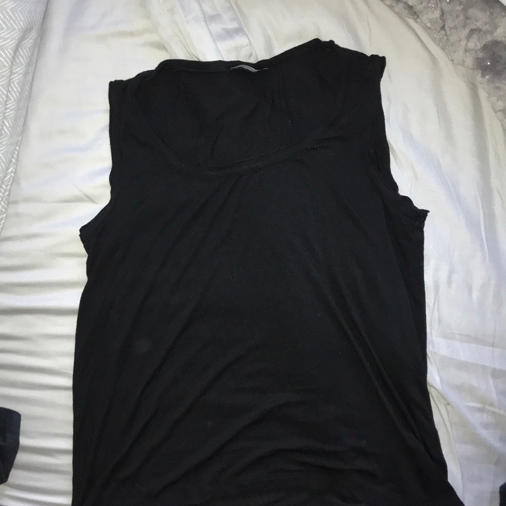 black tank top